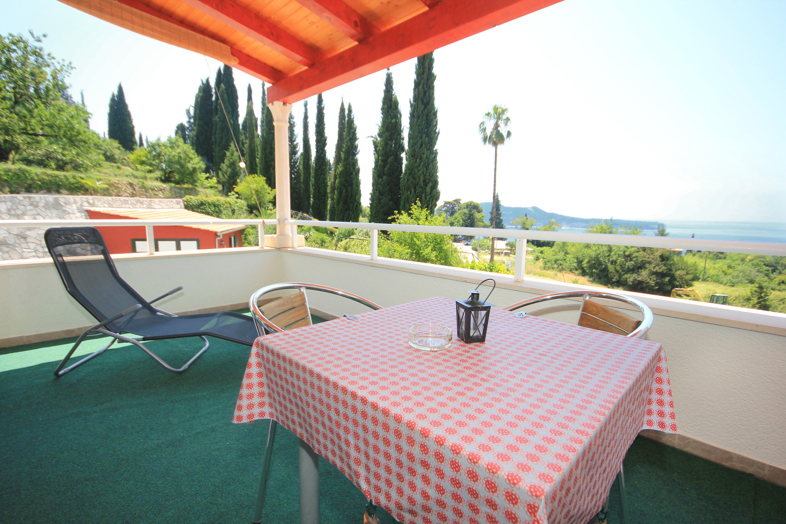 Studio flat with terrace and sea view Trsteno, Dubrovnik  AS-b