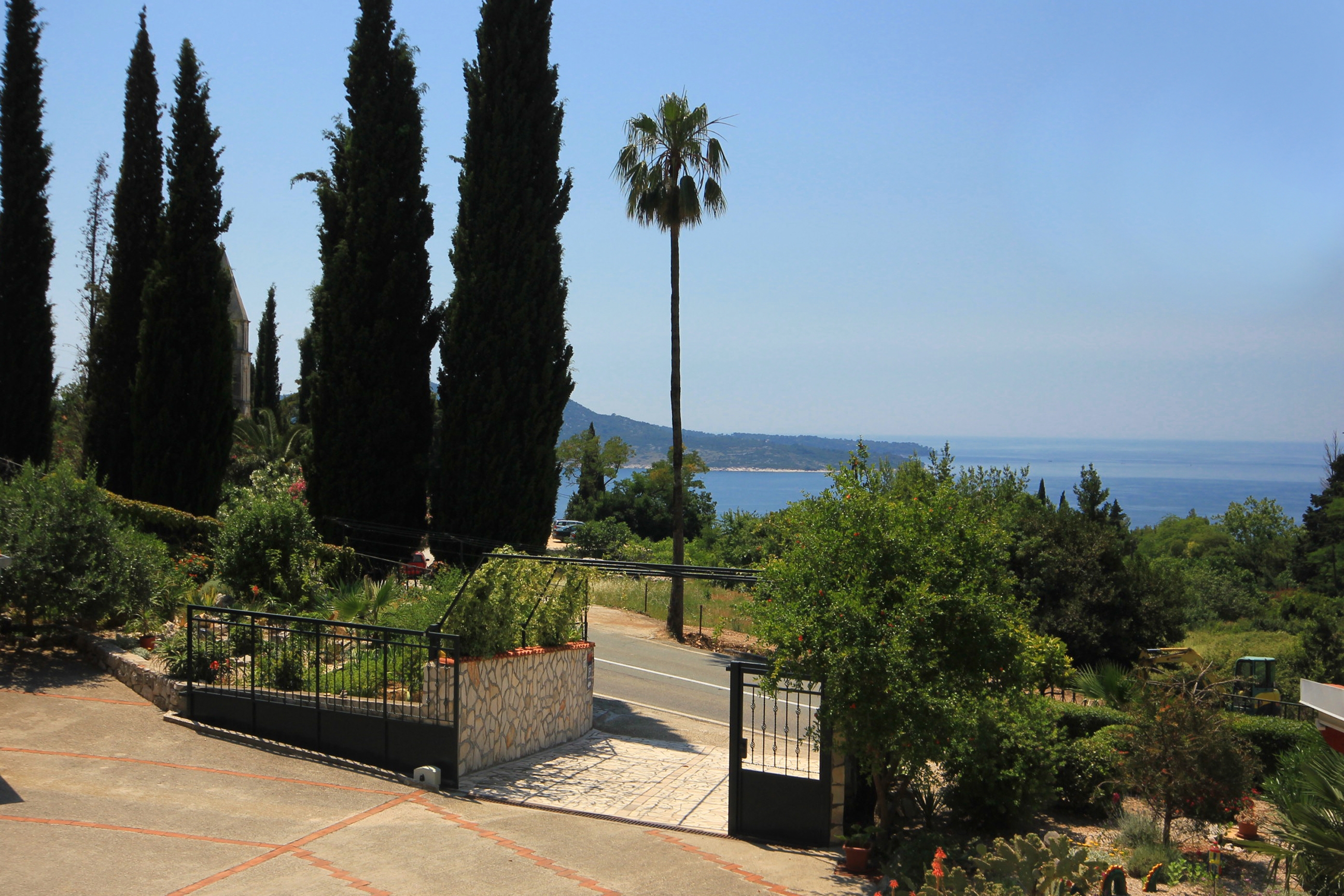 Studio flat with balcony and sea view Trsteno, Dubrovnik  AS-c