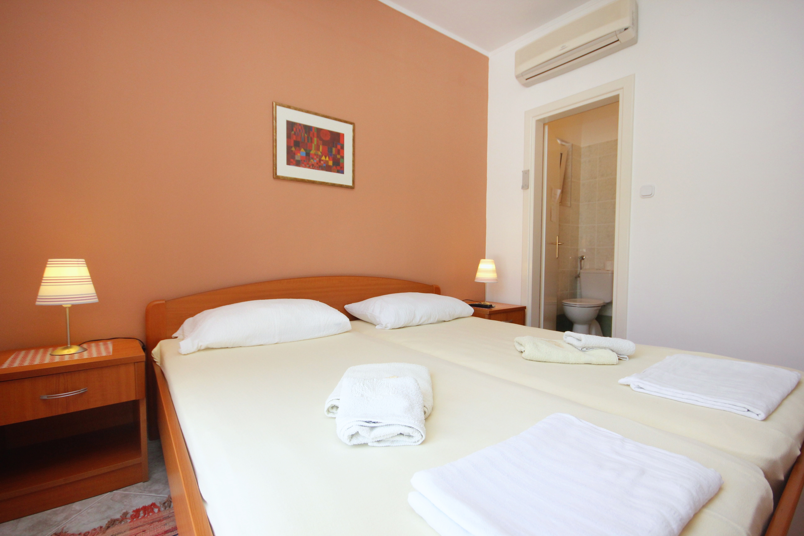 Studio flat with balcony and sea view Trsteno, Dubrovnik  AS-d