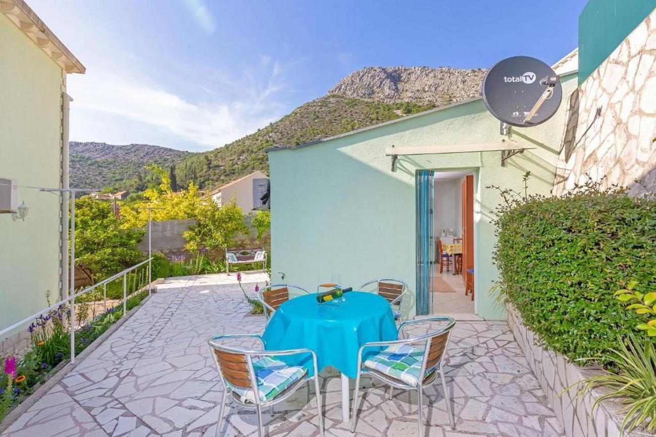 Studio flat with terrace Trsteno, Dubrovnik  AS-e