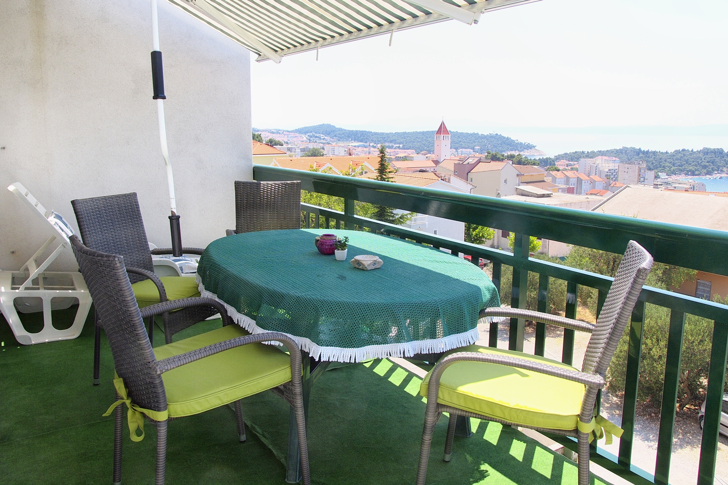Two bedroom apartment with terrace and sea view Makarska (A-9129-c)