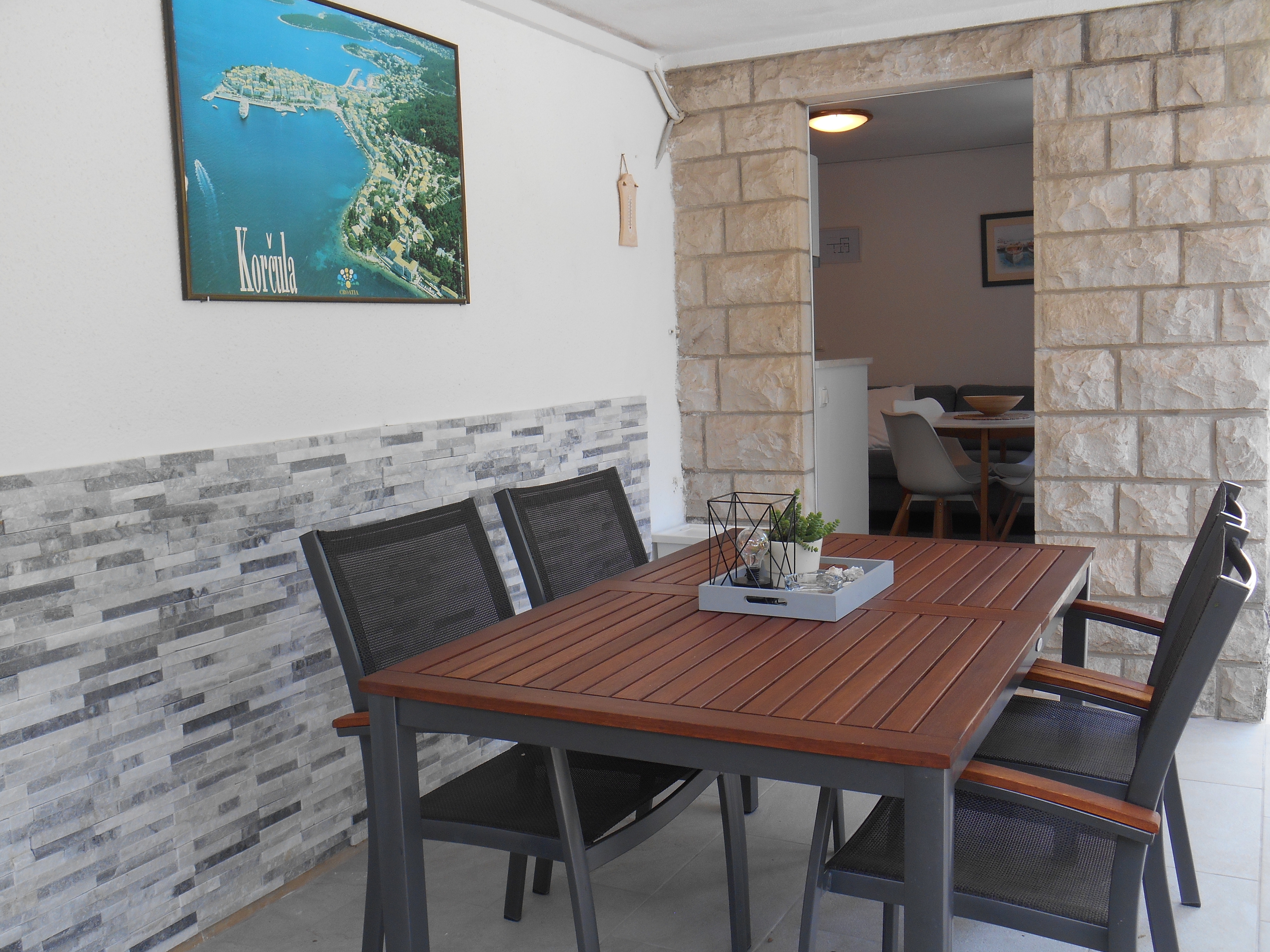 Two bedroom apartment near beach Žrnovska Banja, Korčula  A-a