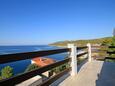 Zavalatica, Balcony in the apartment, with a sea view and WiFi.