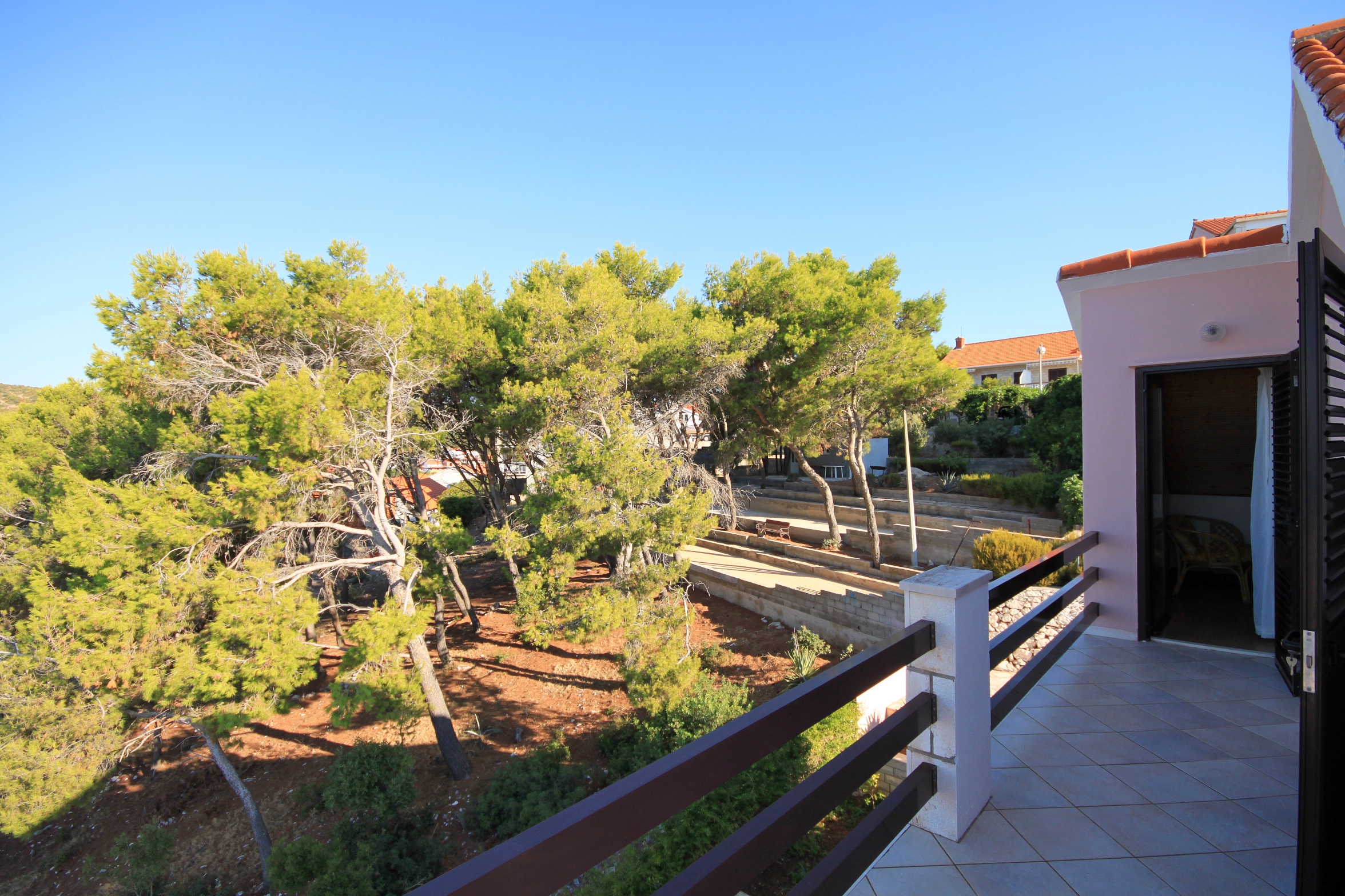 Two bedroom apartment with terrace and sea view Zavalatica, Korčula  A-a