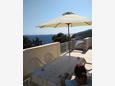 Terrasse 1 Zavalatica, Terrasse 1 dans l’hébergement en type apartment, avec la vue sur la mer et WiFi.