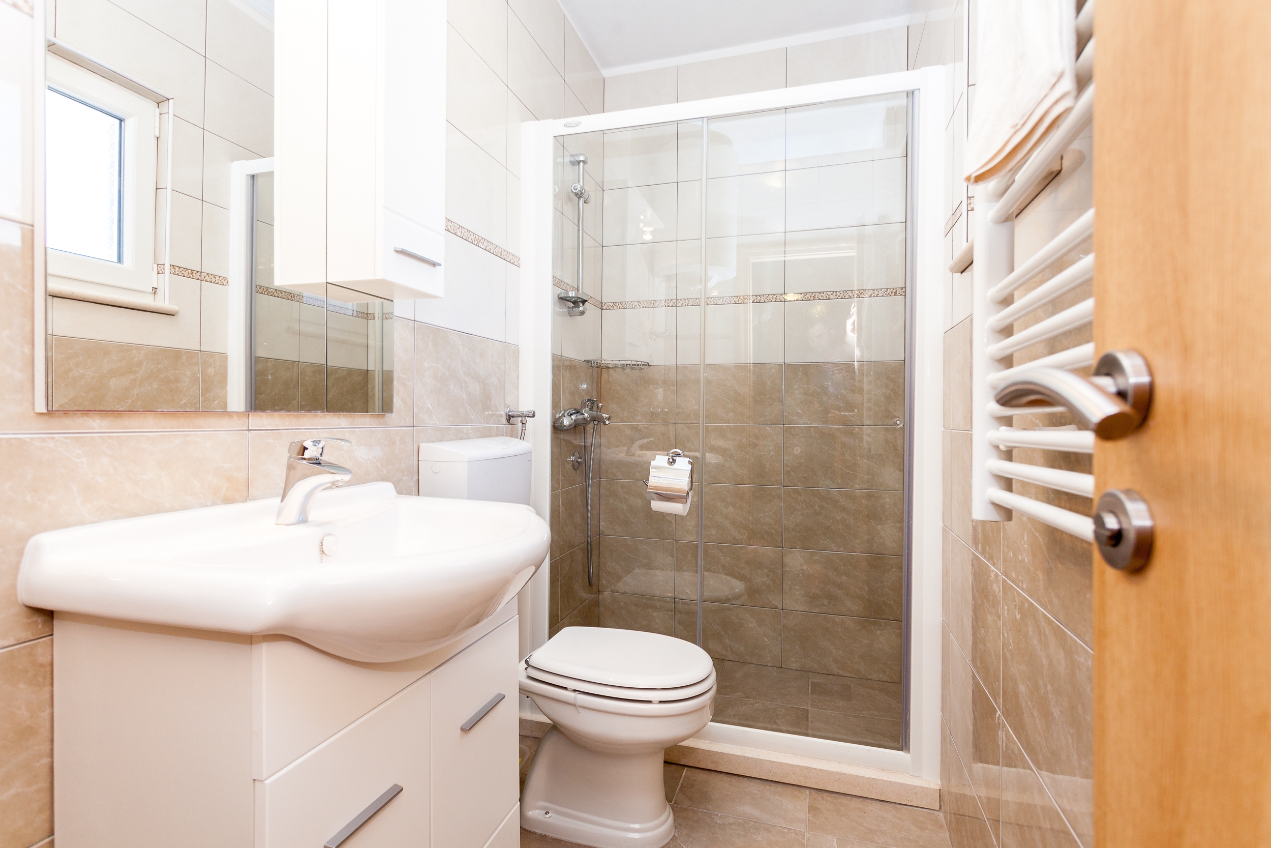 Three bedroom apartment with terrace and sea view Brna, Korčula  A-a