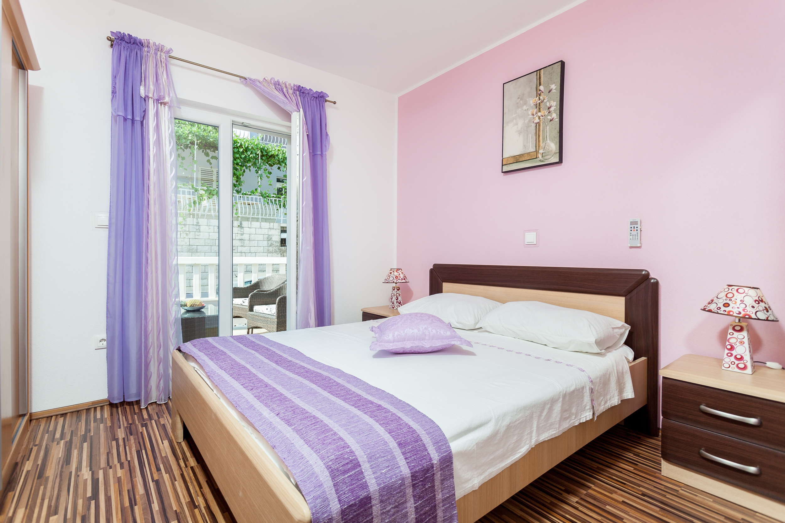 Three bedroom apartment with terrace and sea view Brna, Korčula  A-a