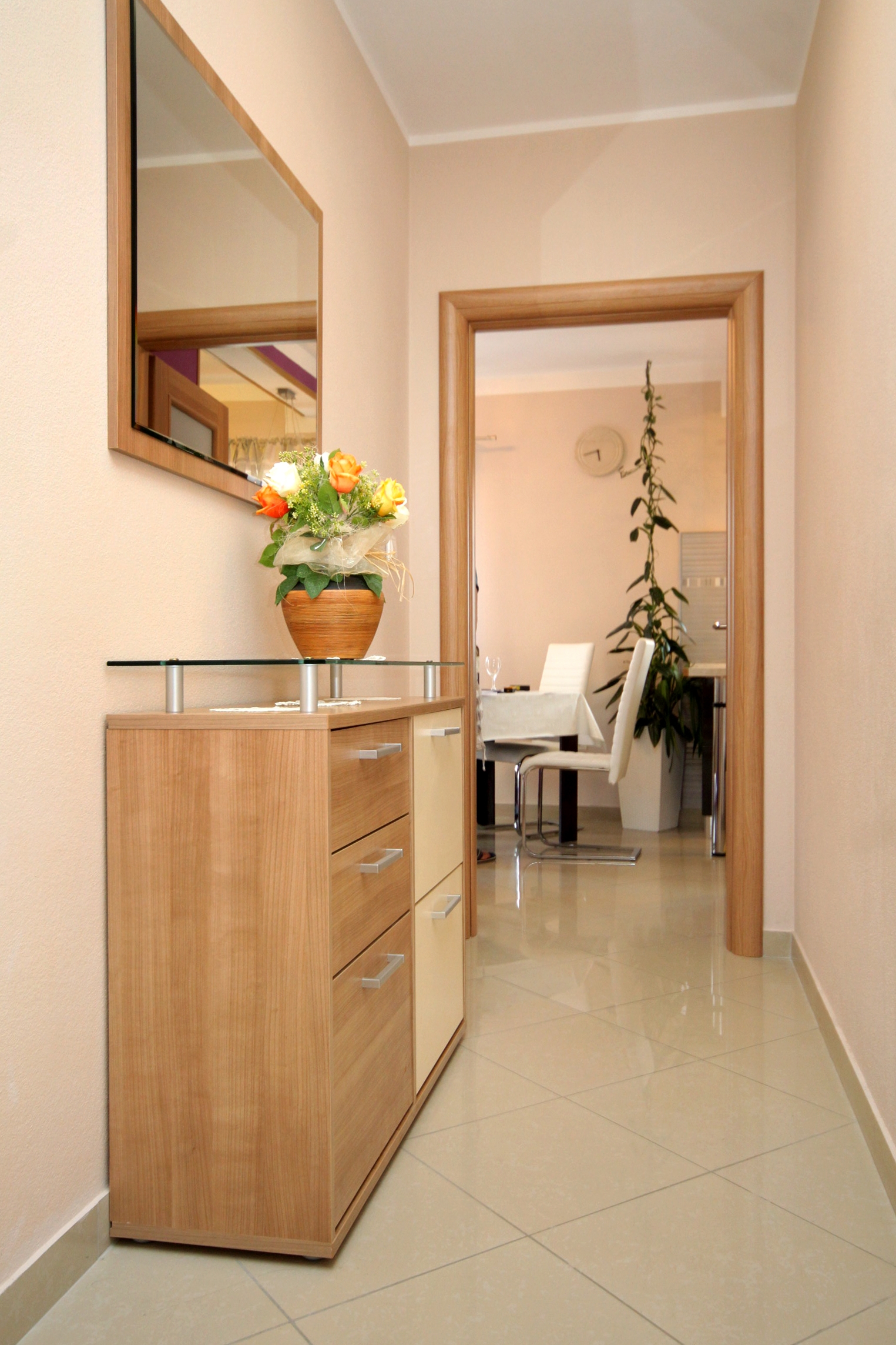 Three bedroom apartment with terrace and sea view Brna, Korčula  A-a