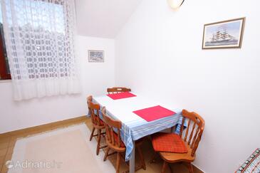 Dining room Korčula, Dining room in the apartment, dopusteni kucni ljubimci i WIFI.