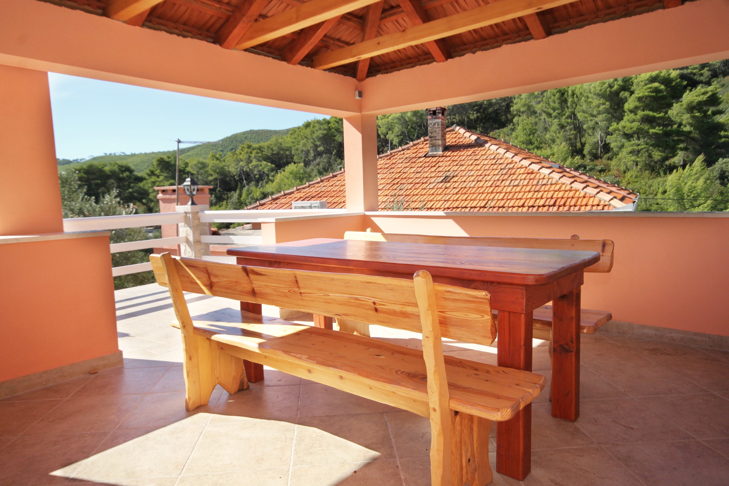 Three bedroom apartment with terrace Smokvica, Korčula  A-a