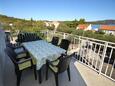 Kneža, Terrace in the apartment, with a sea view and WiFi.