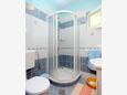 Prižba, Bathroom in the studio-apartment, WiFi.