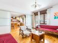 Trogir, Гостиная в размещении типа apartment, доступный кондиционер и WiFi.