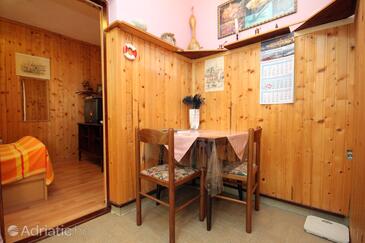 Dining room Medvinjak, Dining room in the studio-apartment, dopusteni kucni ljubimci i WIFI.