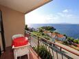 Balcony 1 Prižba, Balcony 1 in the apartment, with a sea view, (pet friendly) and WiFi.