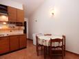 Prižba, Dining room in the apartment, air condition available, (pet friendly) and WiFi.