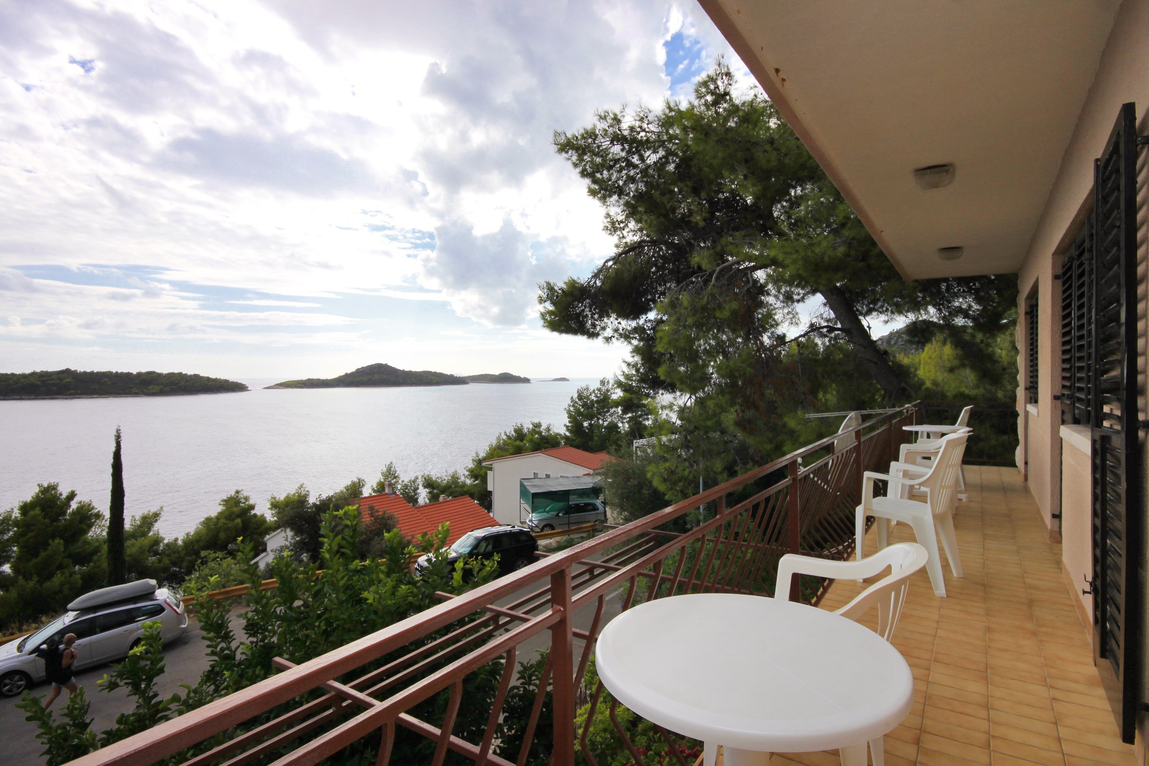 Four bedroom apartment with terrace and sea view Prižba, Korčula  A-d