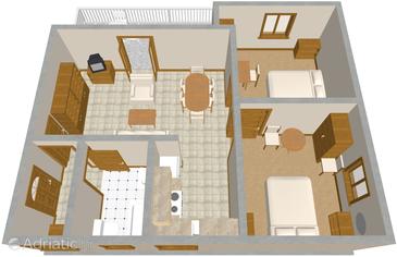 Plan Žaborić, Plan in the apartment, WIFI.