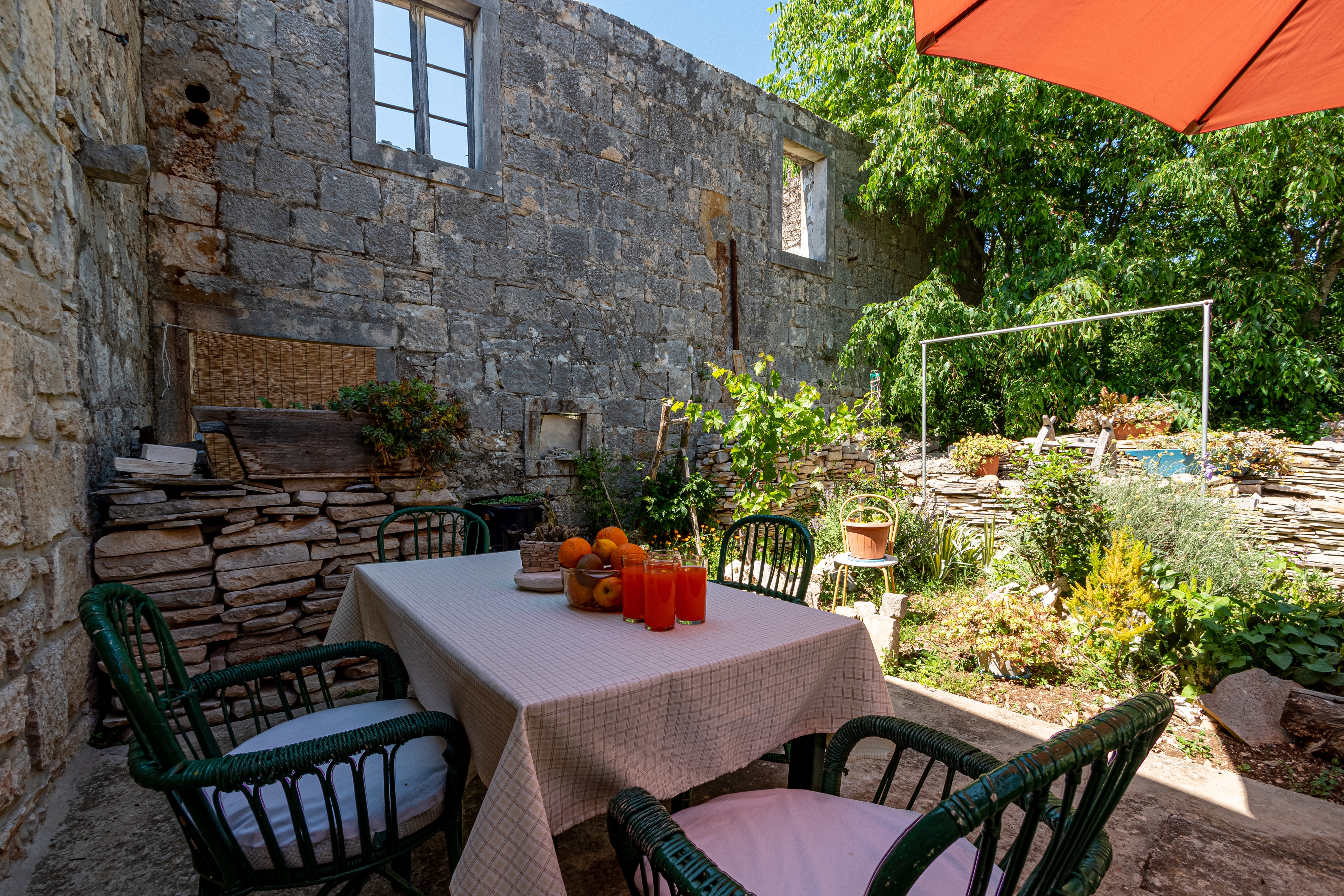 Two bedroom apartment with terrace Žrnovo, Korčula  A-a