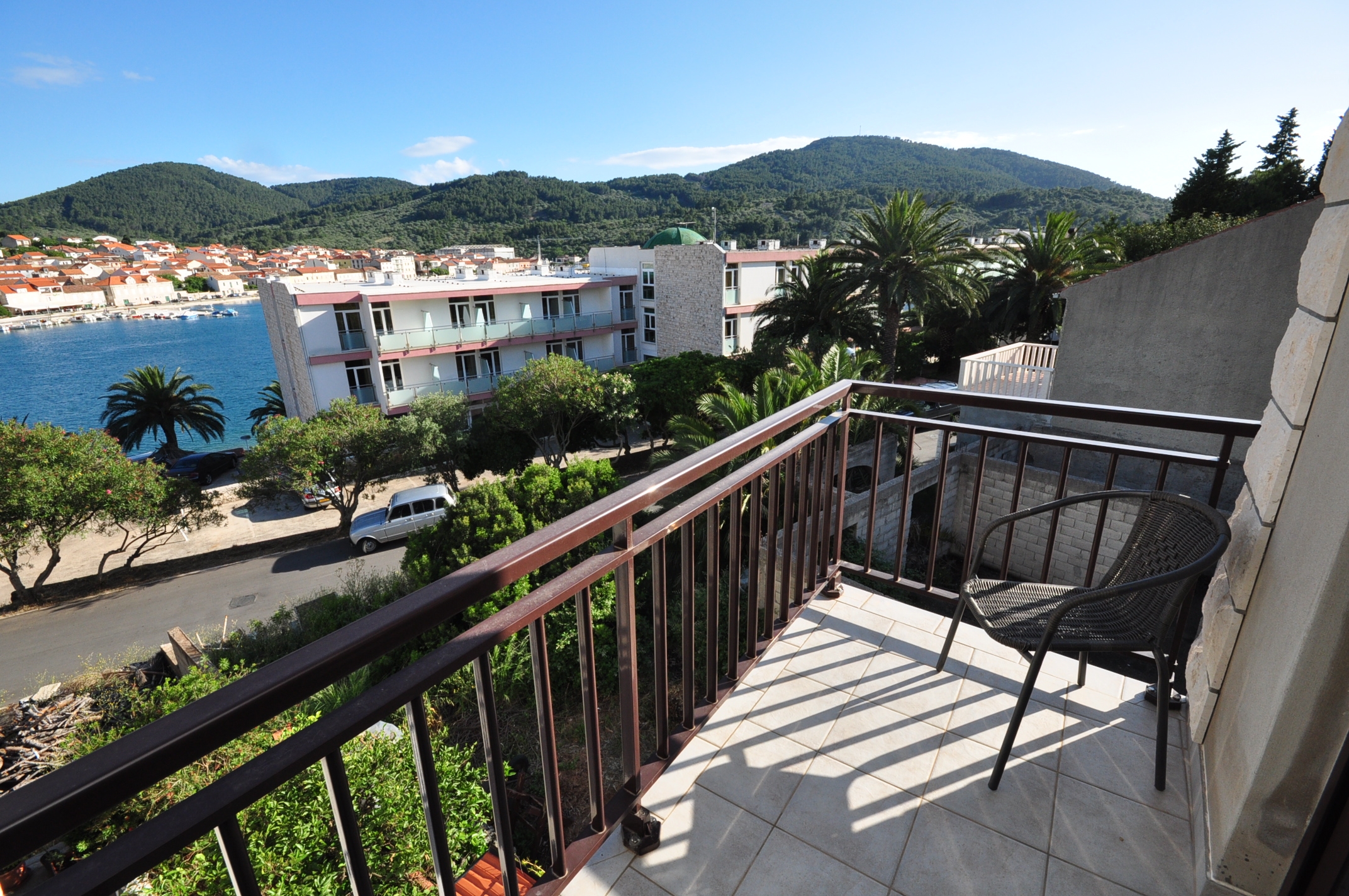 Studio flat with balcony and sea view Vela Luka, Korčula  AS-a