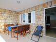 Prižba, Terrace in the apartment, with a sea view, (pet friendly) and WiFi.