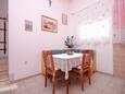 Stratinčica, Sala da pranzo nell'alloggi del tipo apartment, condizionatore disponibile, animali domestici ammessi e WiFi.