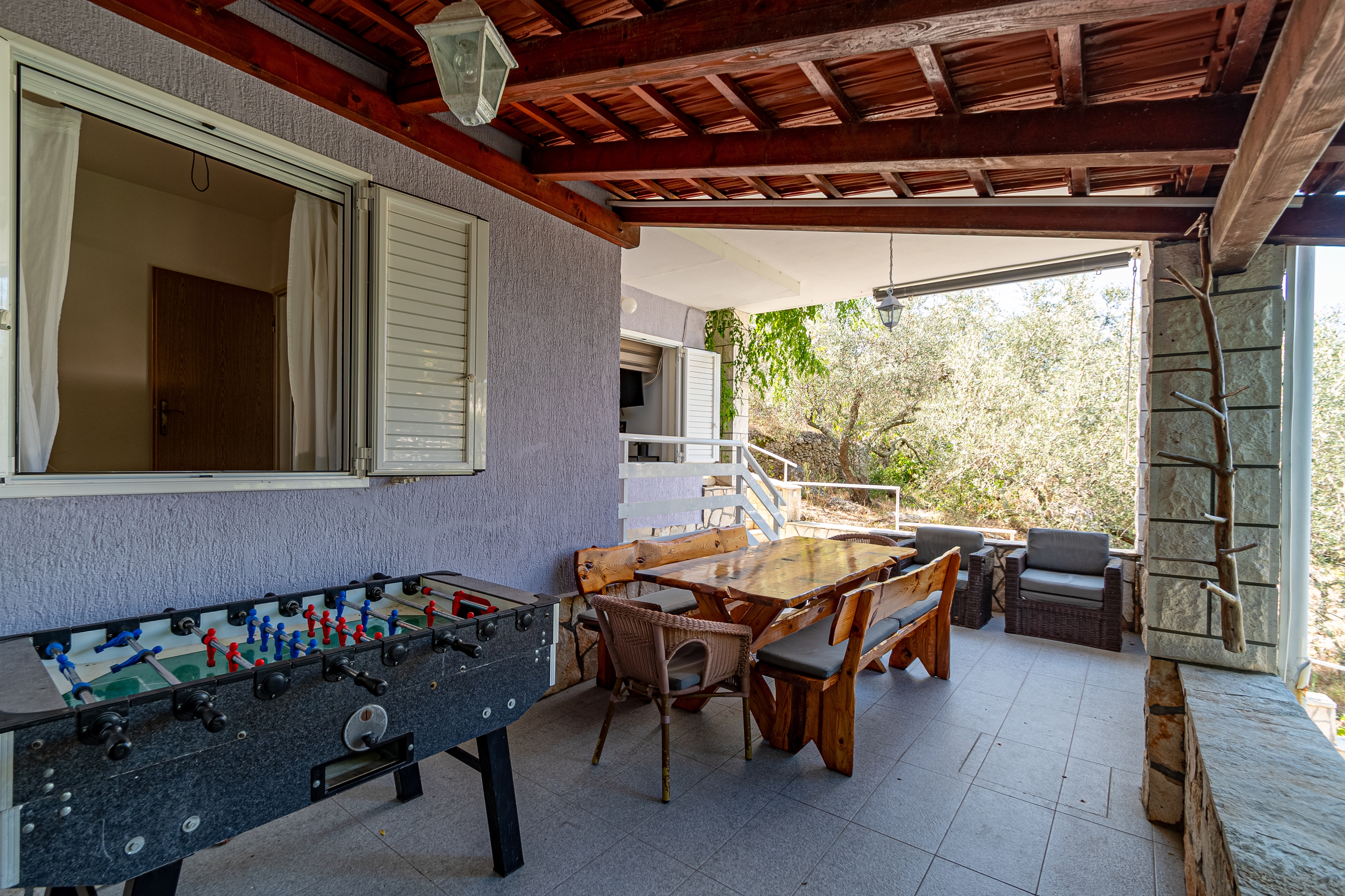 Comfortable and spacious house near beach Cove Stratinčica, Korčula  K