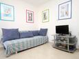 Obývací pokoj Korčula, Obývací pokoj v ubytování typu apartment, domácí mazlíčci povoleni a WiFi.