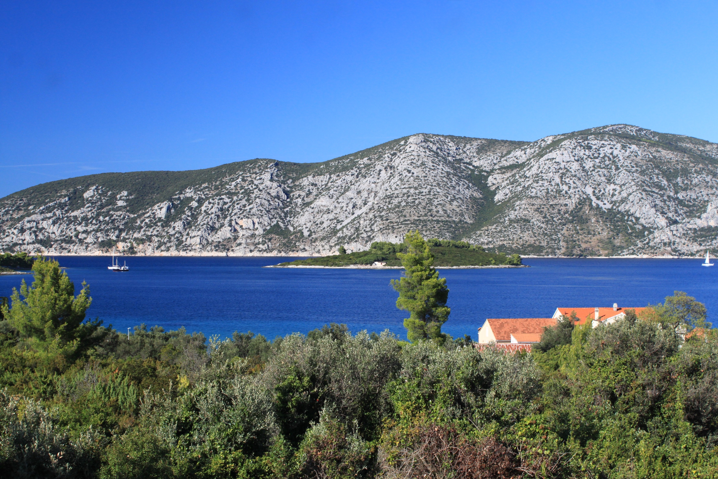 Three bedroom apartment with terrace and sea view Kneža, Korčula  A-a