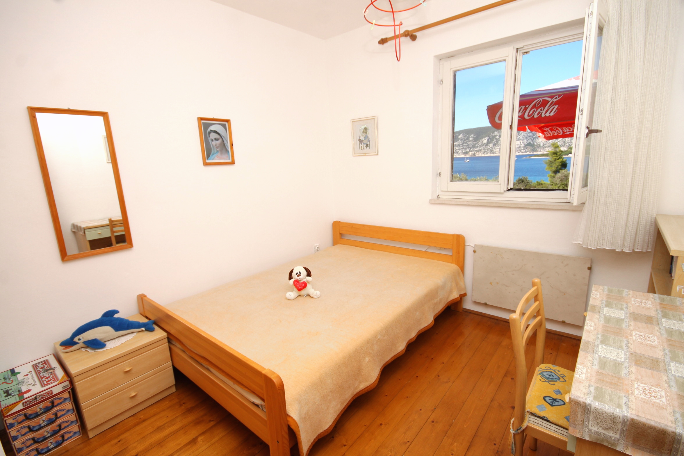 Three bedroom apartment with terrace and sea view Kneža, Korčula  A-a