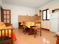 Kneža, Comedor in the apartment, air condition available y WiFi.