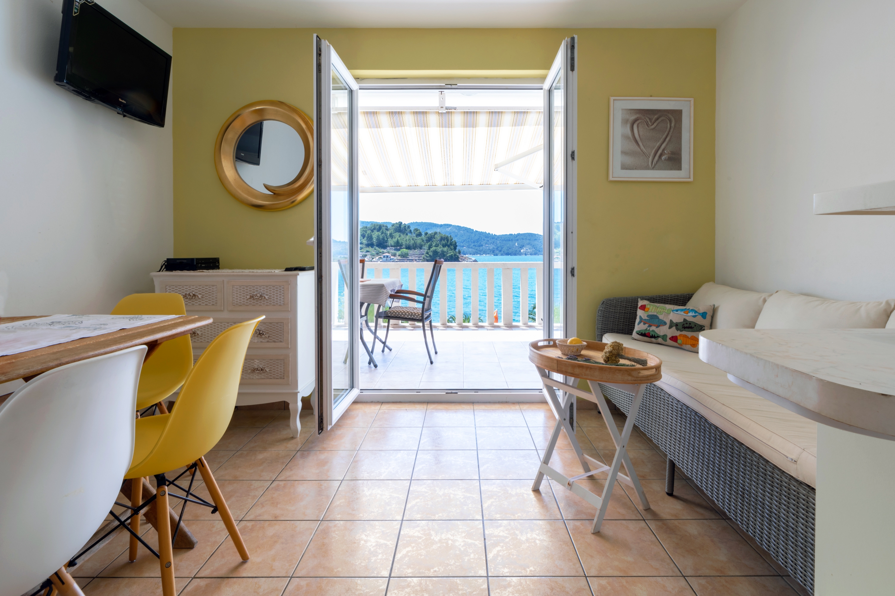 Three bedroom apartment near beach Cove Gradina, Korčula (A-9273-a)