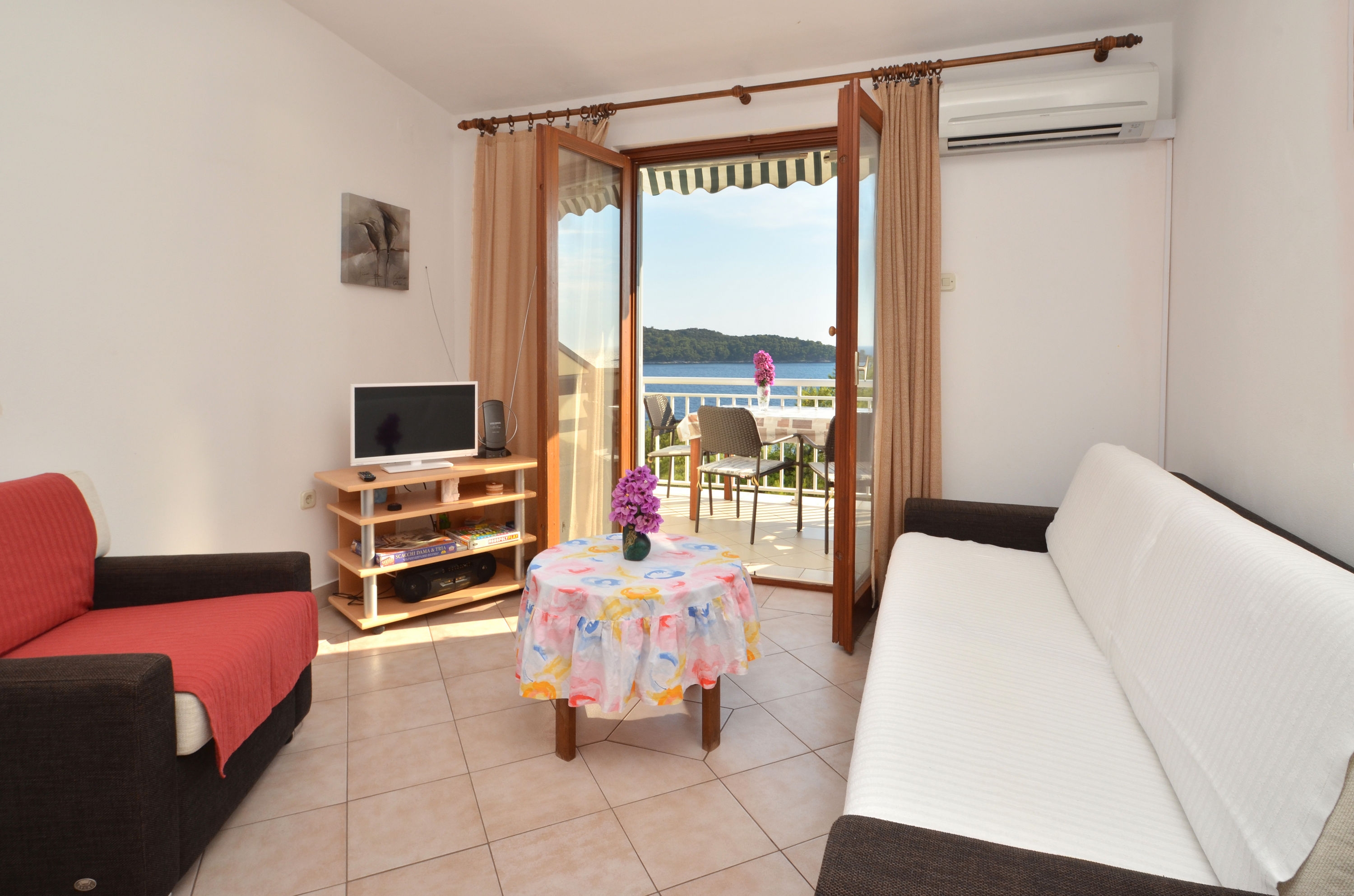 Two bedroom apartment near beach Prižba, Korčula (A-9276-a)
