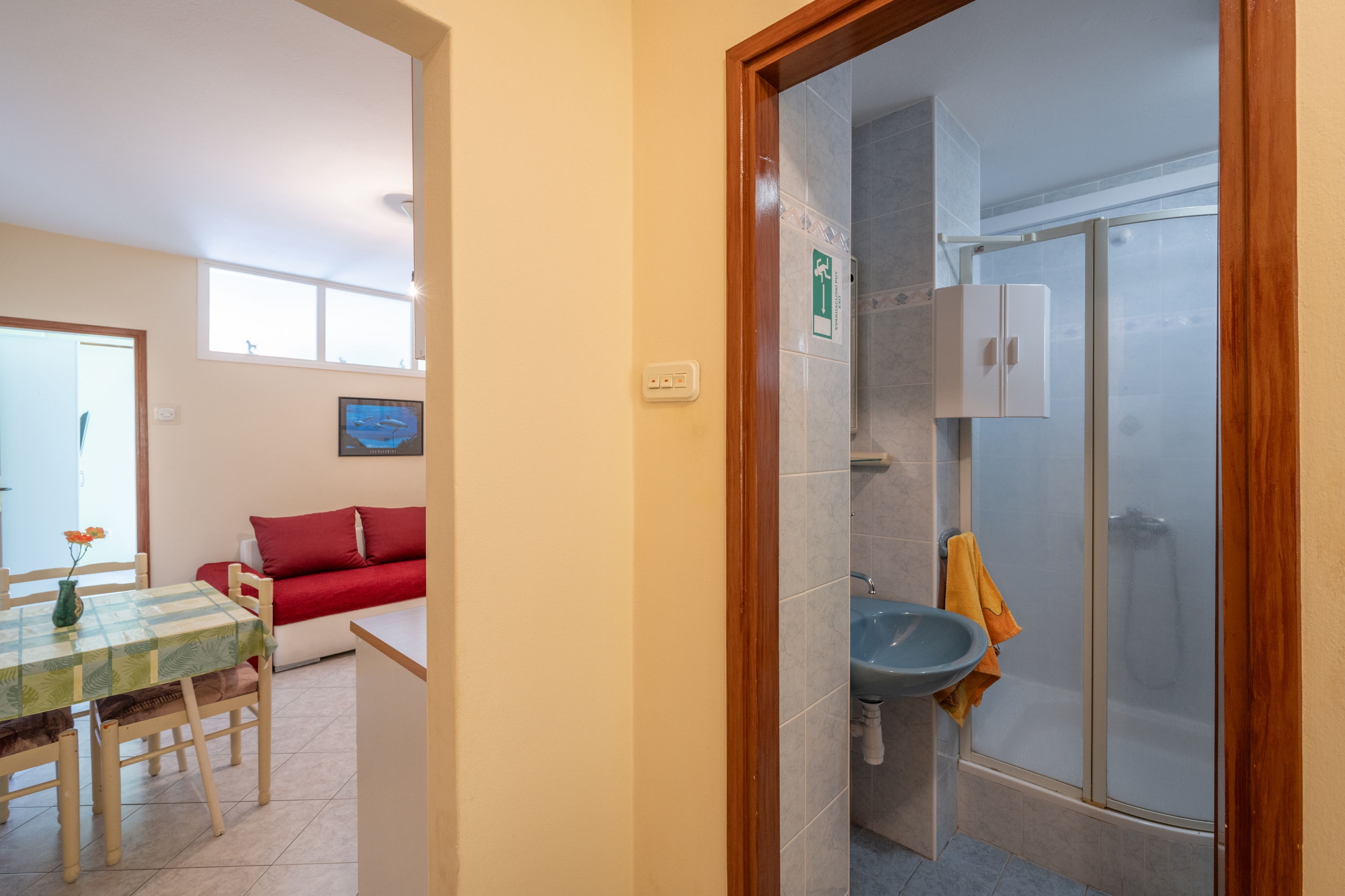 One bedroom apartment near beach Prižba, Korčula  A-b