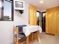 Dining room Prižba, Dining room in the studio-apartment, (pet friendly) and WiFi.