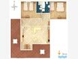 Vodice, План в размещении типа apartment, Домашние животные допускаются и WiFi.