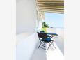 Terrace 1 Zavalatica, Terrace 1 in the apartment, with a sea view and WiFi.