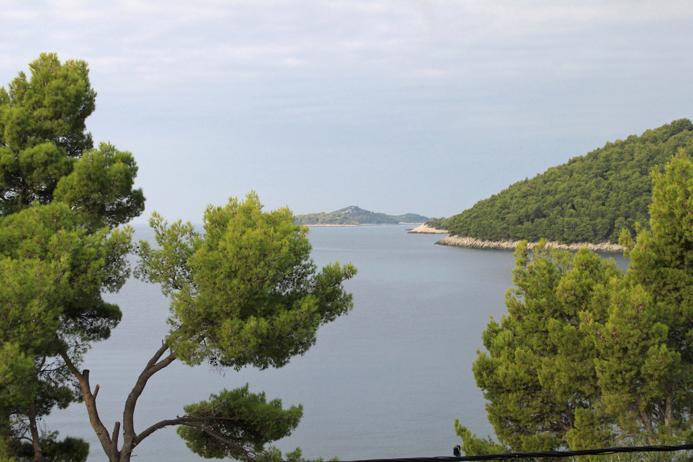 Three bedroom apartment with terrace and sea view Brna, Korčula  A-a