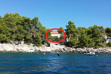 Brna, Korčula, Object 9296 - Vakantiehuis by the sea.