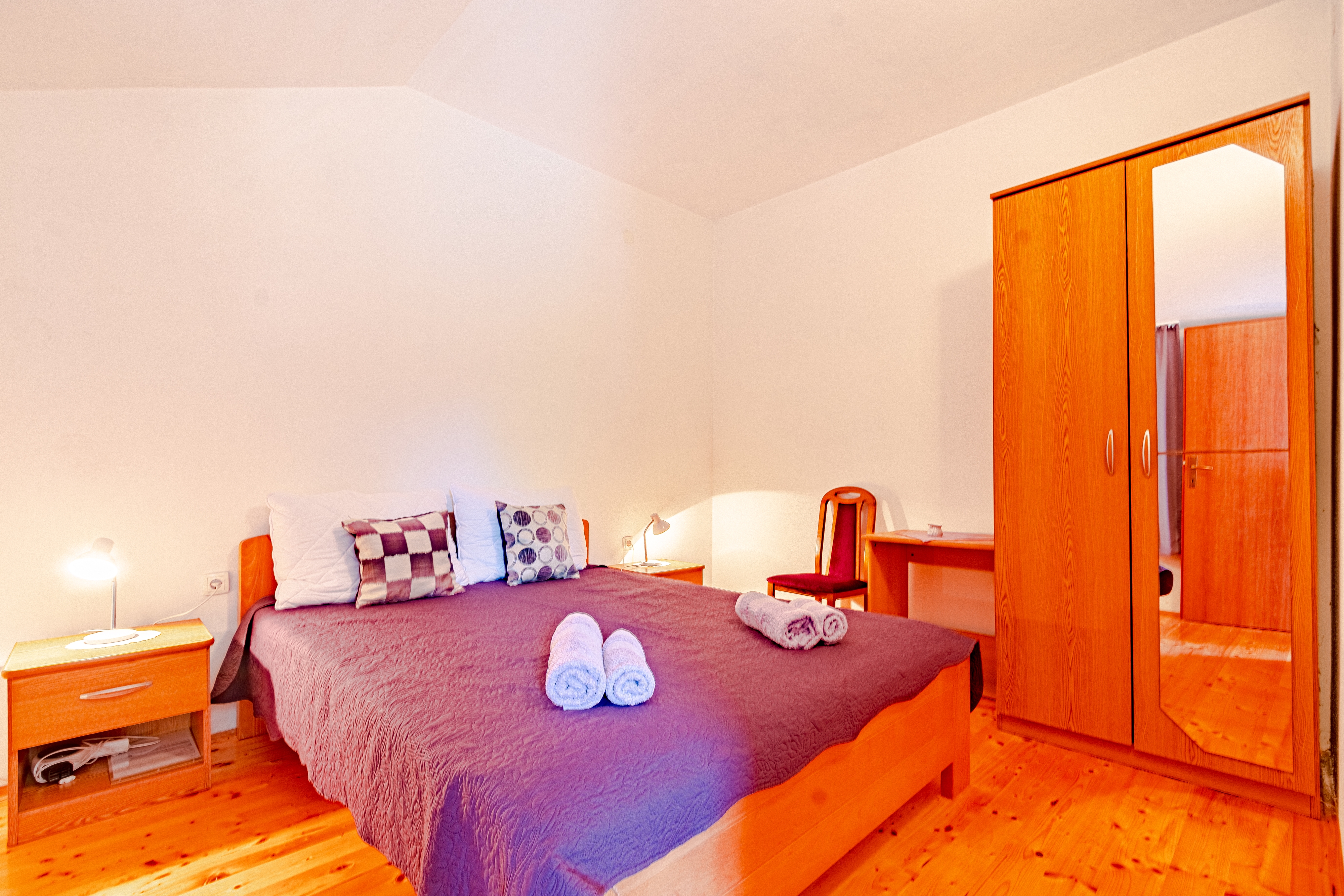 One bedroom apartment with terrace and sea view Tri Žala, Korčula  A-a