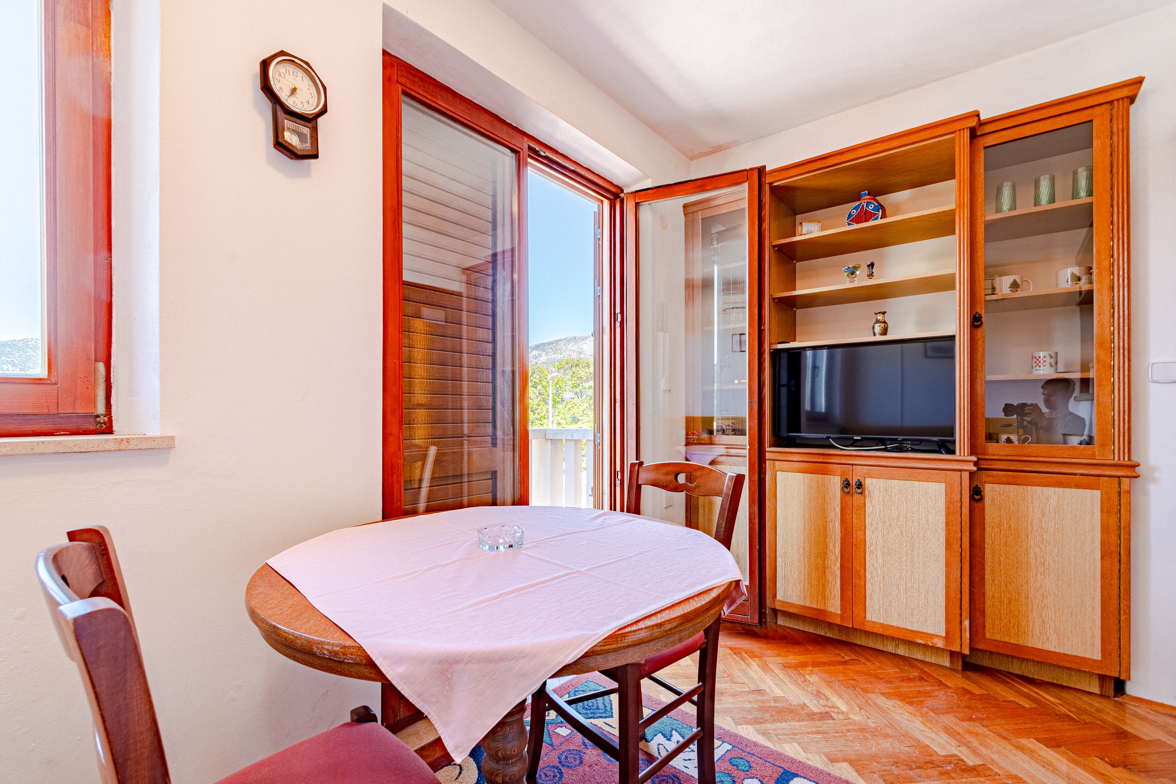 One bedroom apartment with balcony and sea view Tri Žala, Korčula  A-b