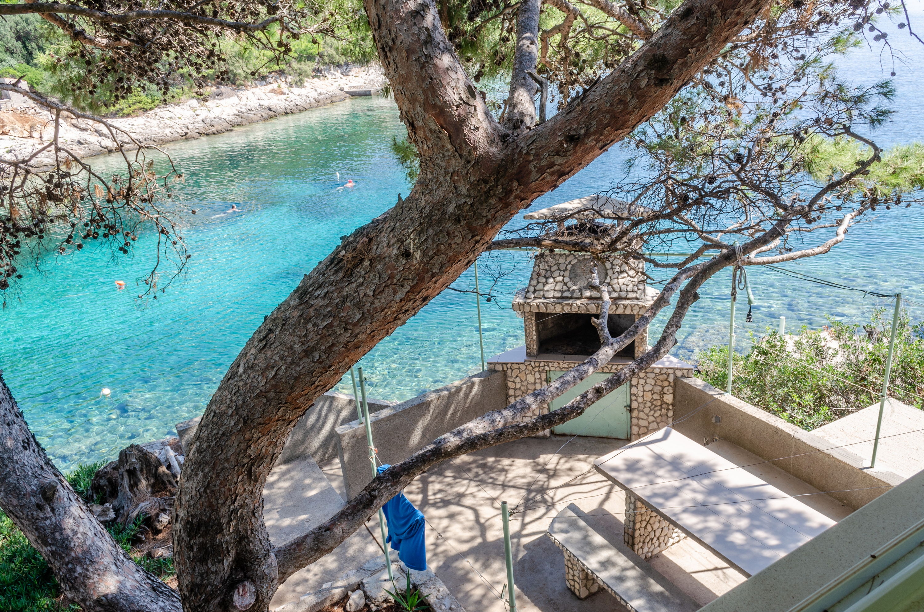 One bedroom apartment near beach Cove Zaglav, Korčula  A-a