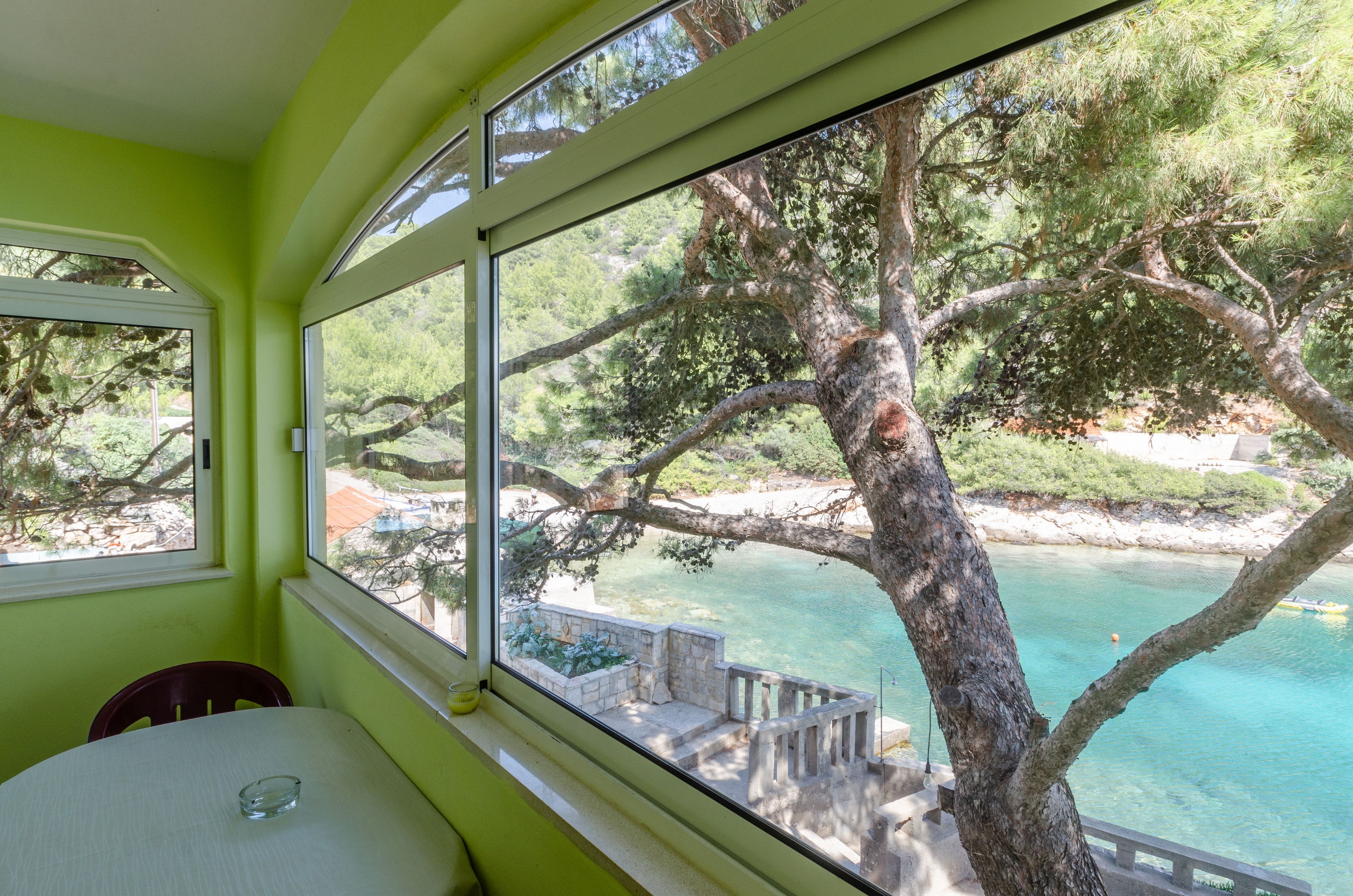 One bedroom apartment near beach Cove Zaglav, Korčula  A-b