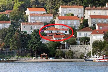 Korčula, Korčula, Alloggio 9321 - Appartamenti affitto vicino al mare con la spiaggia ghiaiosa.