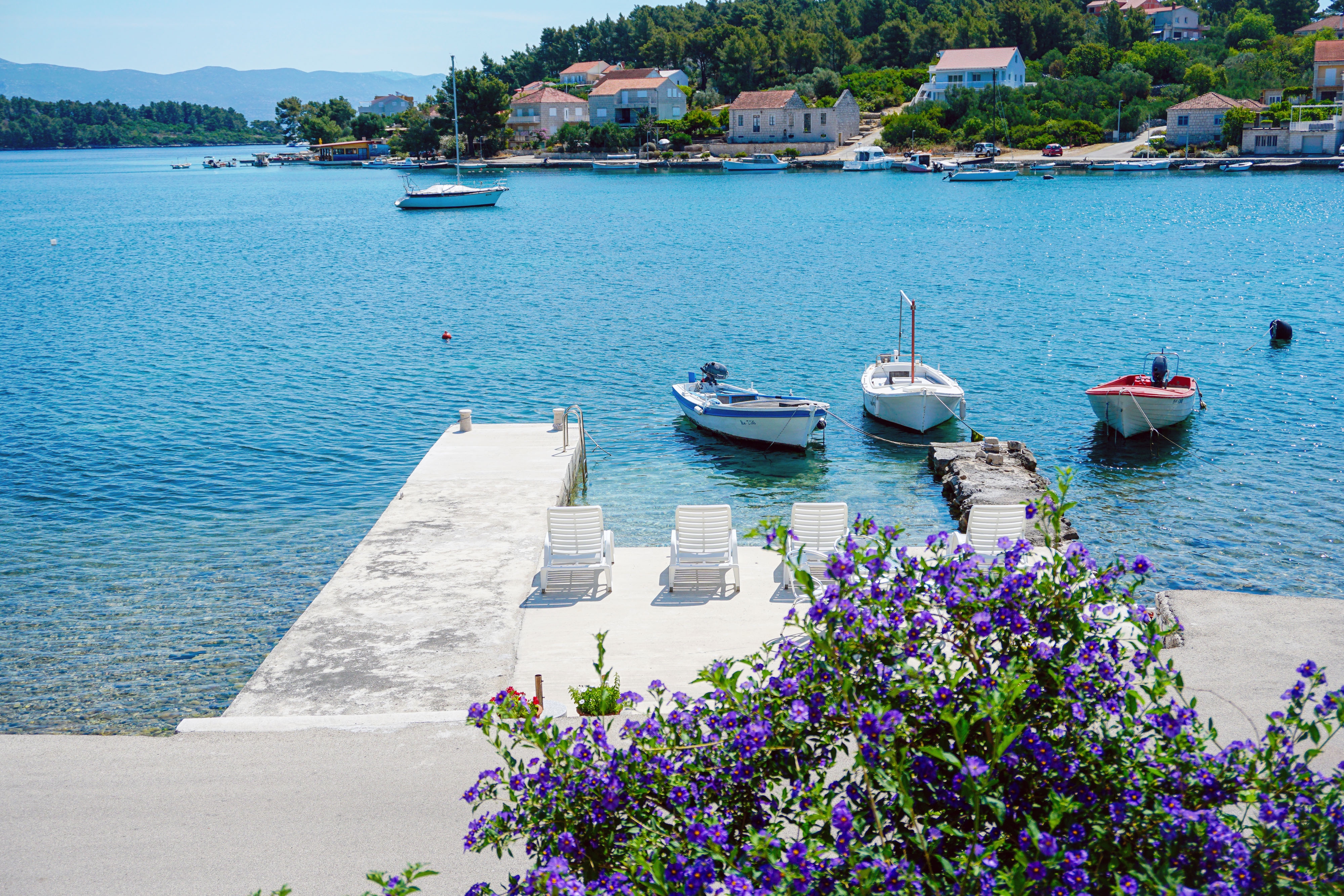 One bedroom apartment near beach Lumbarda, Korčula  A-b