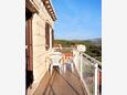 Balkon 1 Lumbarda, Balkon 1 v ubytování typu apartment, s výhledem na moře a WiFi.