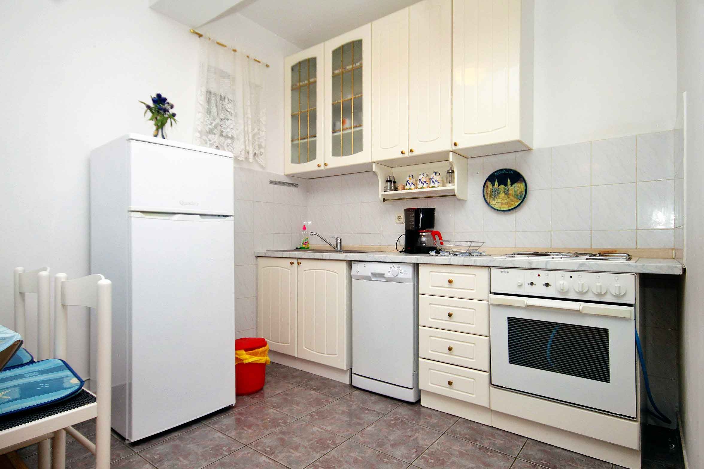 One bedroom apartment with terrace and sea view Novalja, Pag  A-a