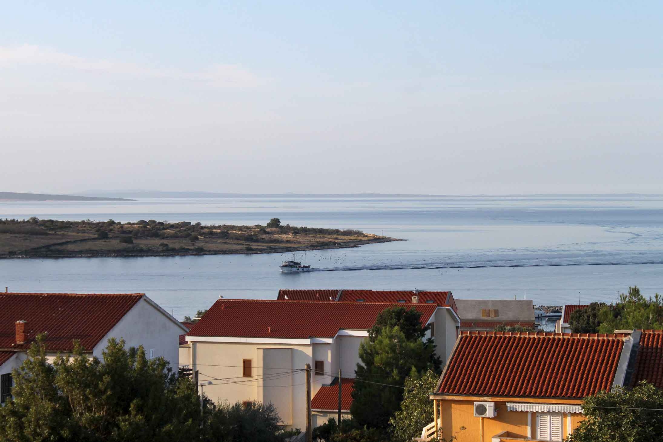 One bedroom apartment with terrace and sea view Novalja, Pag  A-a