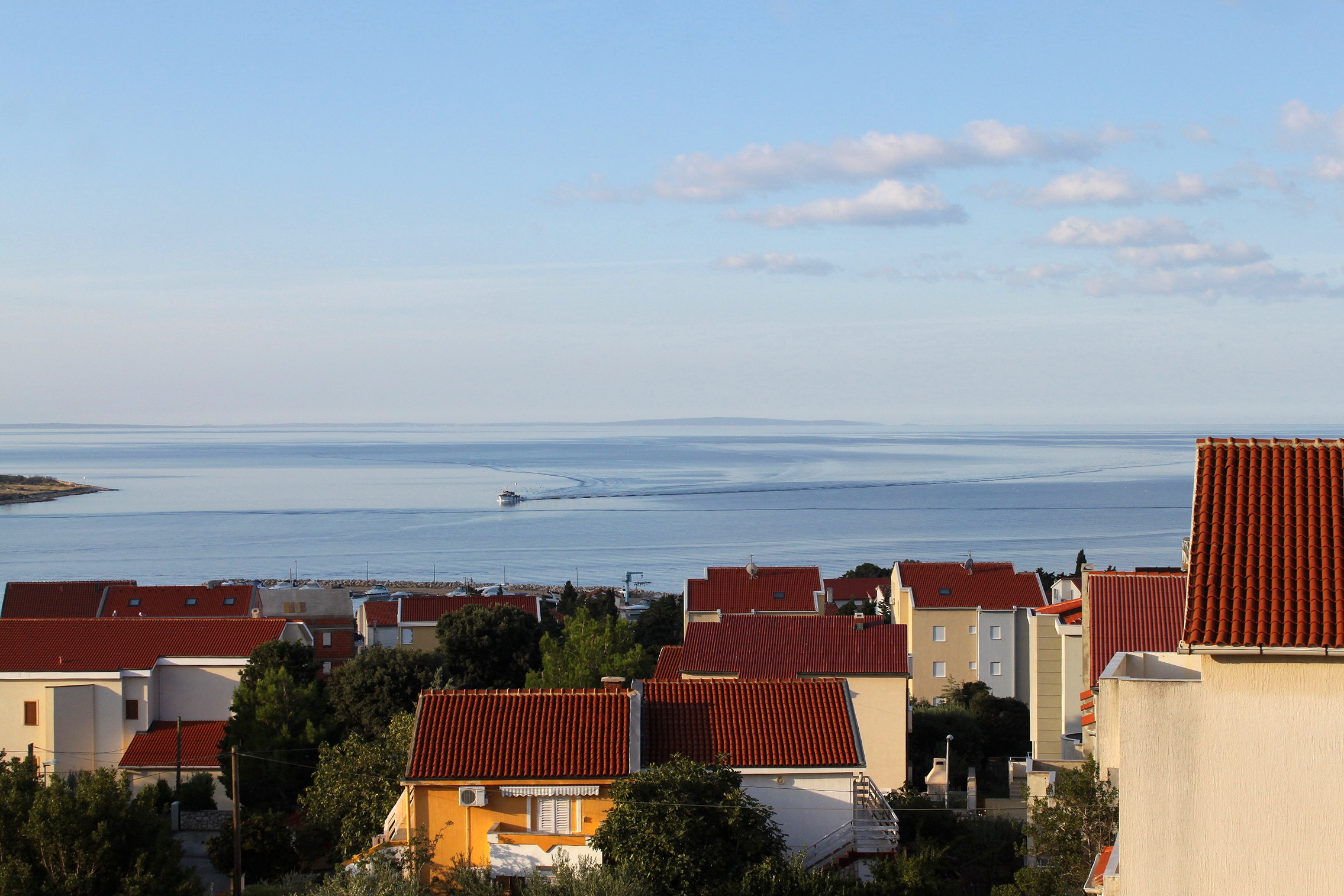 One bedroom apartment with terrace and sea view Novalja, Pag  A-c