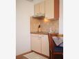 Kuchyně Novalja, Kuchyně v ubytování typu studio-apartment, s klimatizací a WiFi.